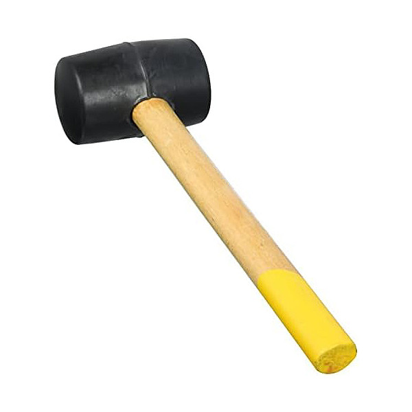 EVOE - Maillet Caoutchouc Manche en Bois