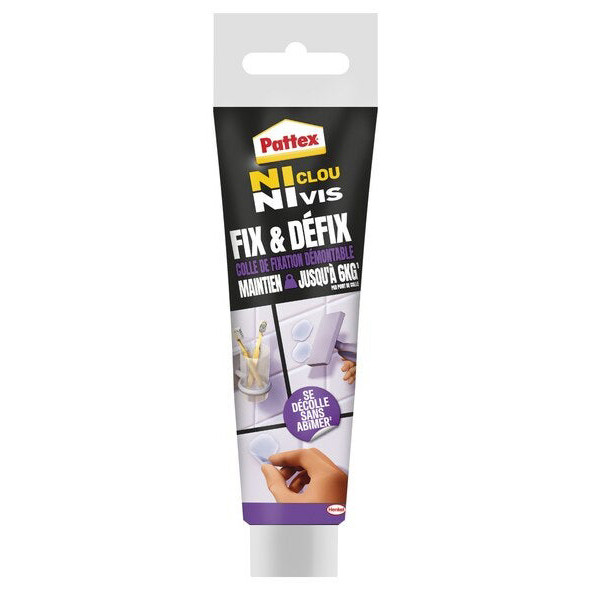 PATTEX - Colle Ni Clou Ni Vis Fix & Defix Tube 44g