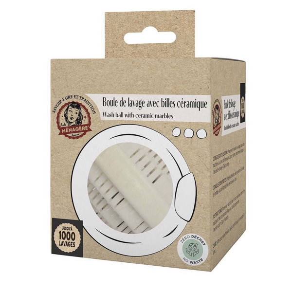 LA MENAGERE - Boule de Lavage Avec Billes Céramiques