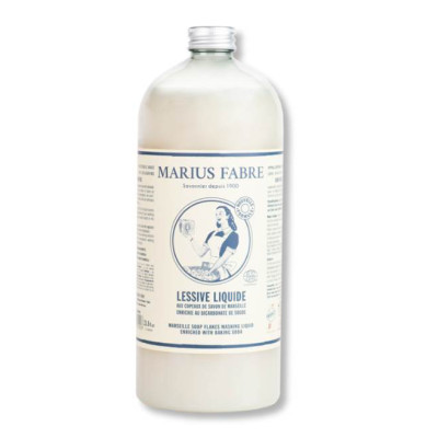 MARIUS FABRE - Lessive Liquide aux Copeaux de Savon de Marseille 1L