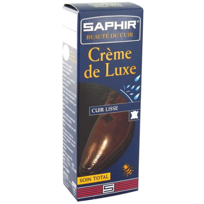CREME DE LUXE SAPHIR TUBE MARRON MOYEN (Vendu par 1)