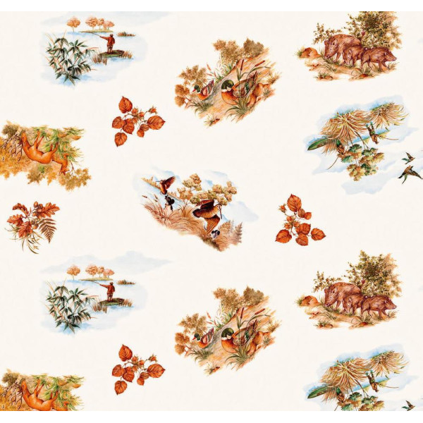 ACCESS DECO - Toile Cirée Déco Chasseur 140cm x 20m