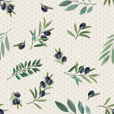 ACCESS DECO - Toile Cirée Déco Ampus Beige 140cm x 20m