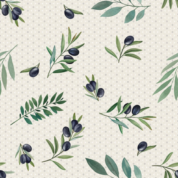 ACCESS DECO - Toile Cirée Déco Ampus Beige 140cm x 20m