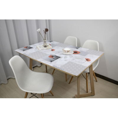 ACCESS DECO - Protège Table Imprimé Pavot 140cm x 20m