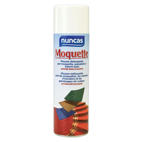 NUNCAS - Moquette Mousse Nettoyante Aérosol 500ml