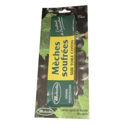 MECHE SOUFREE 500G BOITE X12 JAUNE (Vendu par 1)