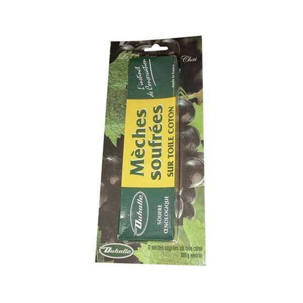 DUHALLE - Mèche soufrée 500g boîte x12 jaune