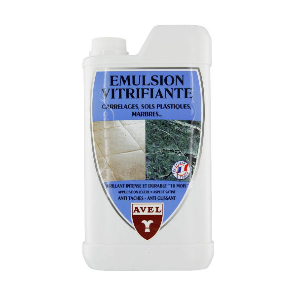 AVEL - Emulsion Vitrifiante Sols Plastiques et Carrelage 1L