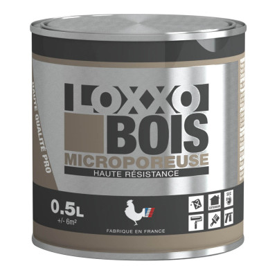 LOXXO - Laque Bois Microporeuse Haute Résistance 0.5L