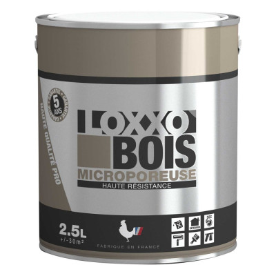 LOXXO - Laque Bois Microporeuse Haute Résistance 2.5L