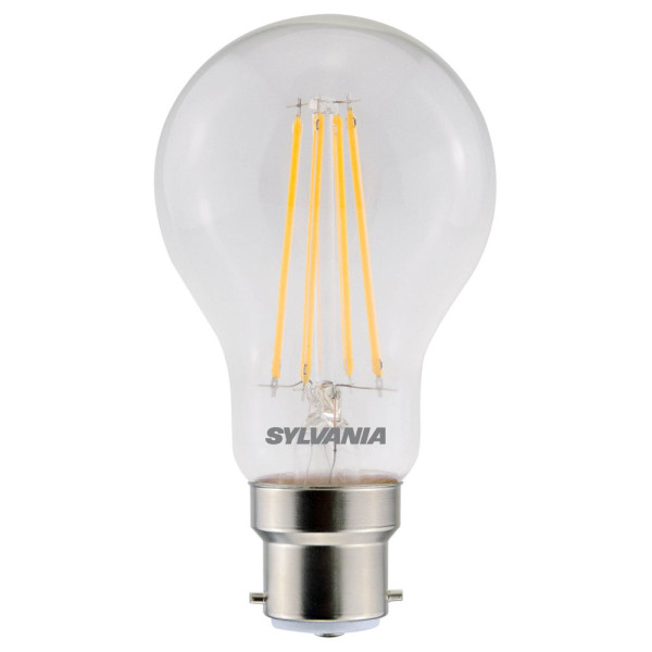 SYLVANIA - Ampoule Transparente Classic Poire LED B22 7W 806 lm Blanc Chaud Dimmable
