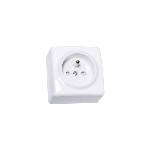 PROFILE - Prise en Saillie Avec Terre Apparente Blanche