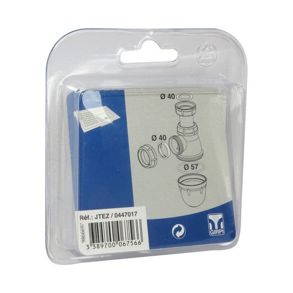 GIRPI - Kit 3 joints siphon évier