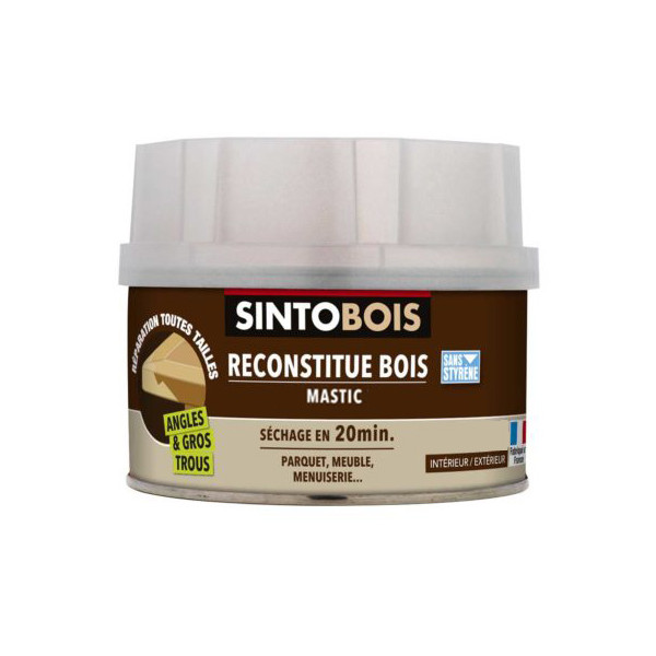 SINTO - Sintobois Mastic Reconstitue Bois 550 g