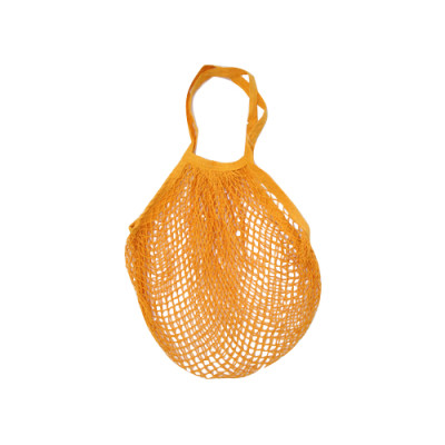 SIDEBAG - Sac Filet en Coton Jaune Moutarde