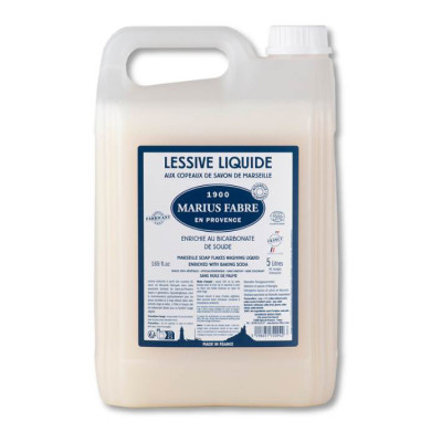 MARIUS FABRE - Lessive Liquide Aux Copeaux de Savon de Marseille 5L