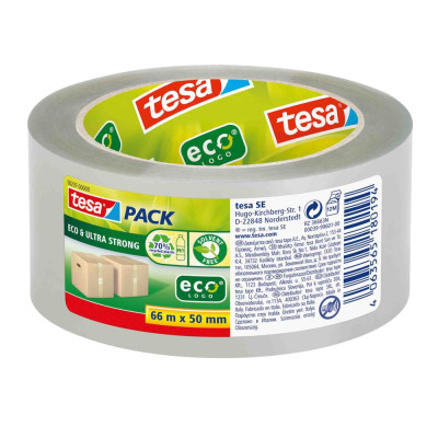 TESA - Adhésif d'Emballage Eco & Ultra Strong 66 m x 50 mm