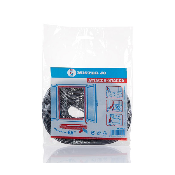 GEKO - Bande Velcro Auto-Agrippant Pour Moustiquaire 6.5 m