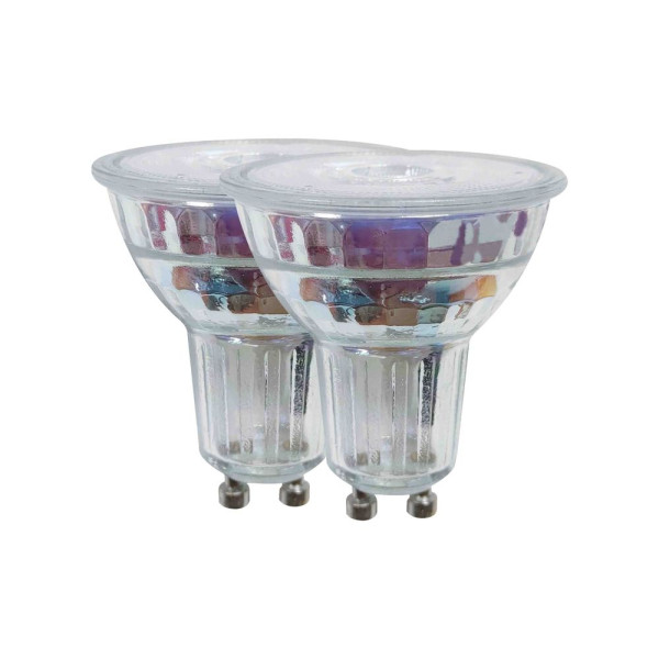 PROLIGHT - Ampoule Transparente Spot LED GU10 2.6W 230 lm Blanc Chaud Dimmable