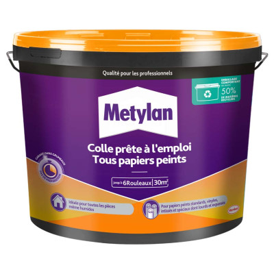 METYLAN - Colle Tous Papiers Peints Prête à l'Emploi