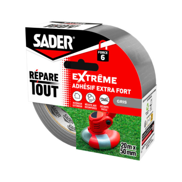 QUELYD - Adhésif Répare Tout Extrême 20 m x 50 mm