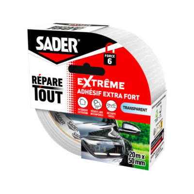 QUELYD - Adhésif Répare Tout Extrême 20 m x 50 mm