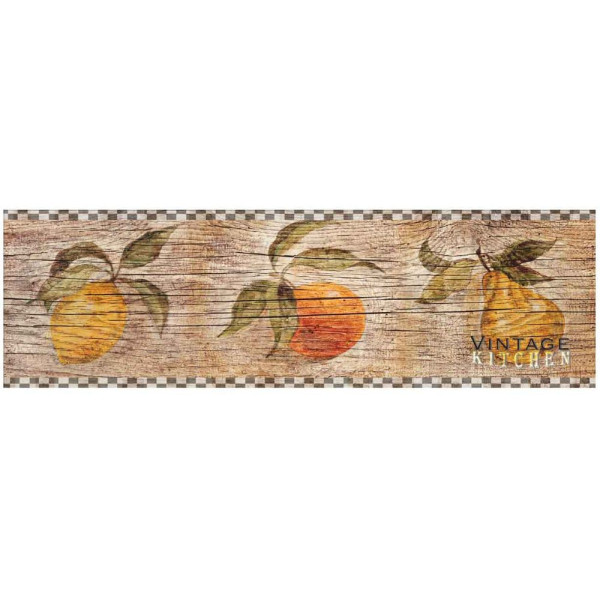 MERCURY - Tapis Velvet Vintage Kitchen 45 x 150 cm