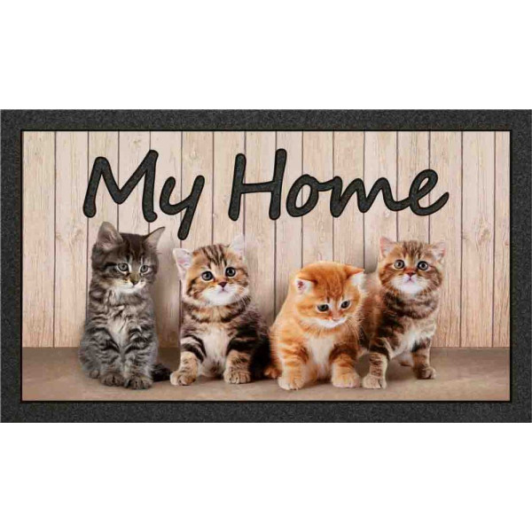 EUROFLOCK DIVISION - Tapis Format Classic My Home Chatons 40 x 68 cm