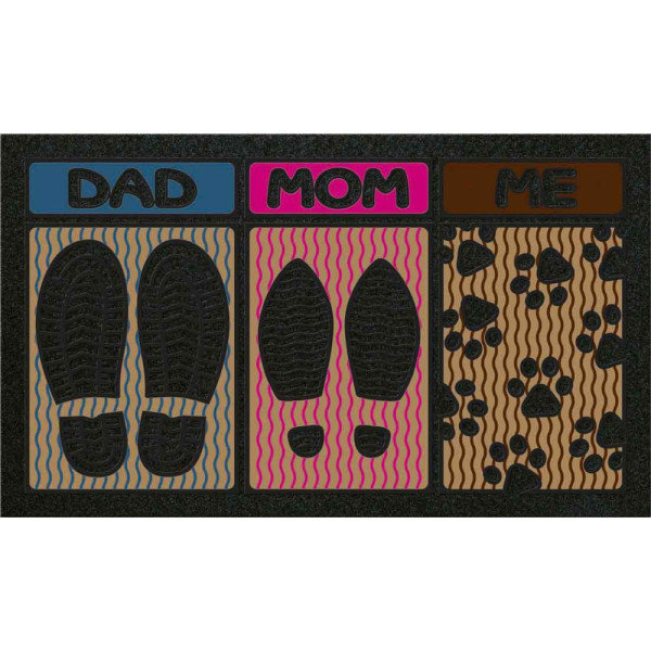 EUROFLOCK DIVISION - Tapis Format Classic Family 40 x 68 cm