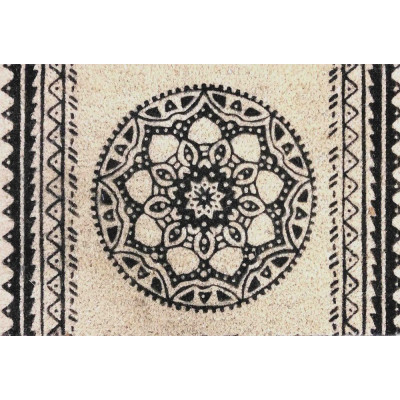 BTB - Tapis Coco Imprimé Mandala 40 x 60 cm