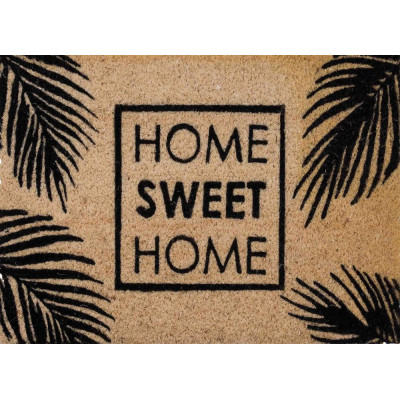 BTB - Tapis Coco Imprimé Home Sweet Home 40 x 60 cm