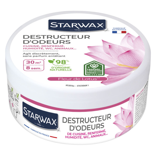 STARWAX - Destructeur Dodeurs Fleur de Lotus 300 g
