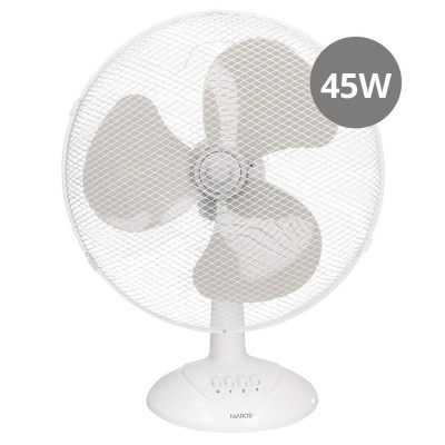 NIAROS - Ventilateur de Table Lindi Ø43 cm 45W 3 Vitesses