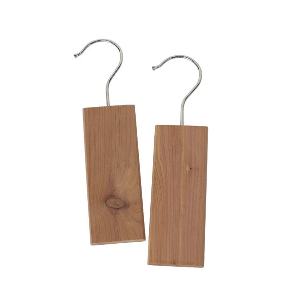 LA MENAGERE - Bloc Anti Mites en Cèdre Pour Dressing x2