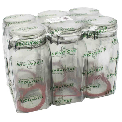 LE PRATIQUE - Bocaux Carrés Le Pratique 1.4L Ø85 mm