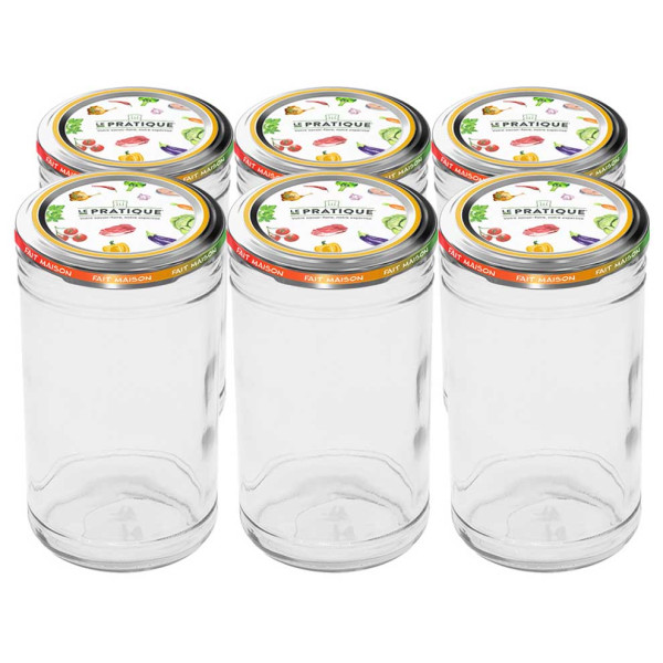 LE PRATIQUE - Bocaux Le Pratique 1L Ø100 mm Pack de 6