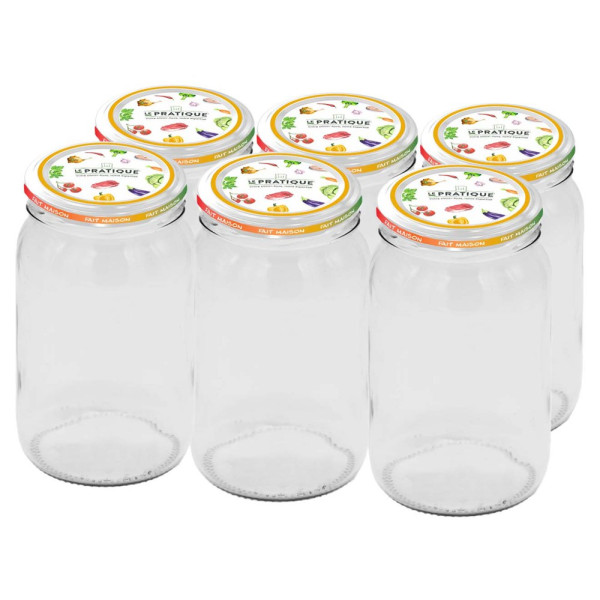 LE PRATIQUE - Bocaux Le Pratique 1.5L Ø110 mm Pack de 6