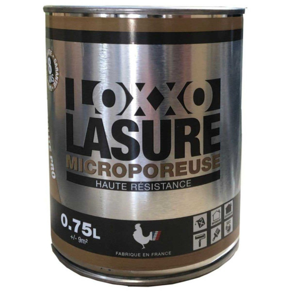 LOXXO - Lasure Microporeuse Haute Résistance Satin 8 Ans 0.75L