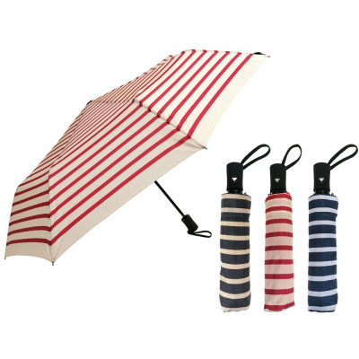NEYRAT AUTUN - Parapluie Mini Imprimé Marinière Coloris Panachés