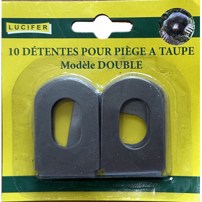 LUCIFER - Carte De 10 Détentes Pour Piège à Taupe