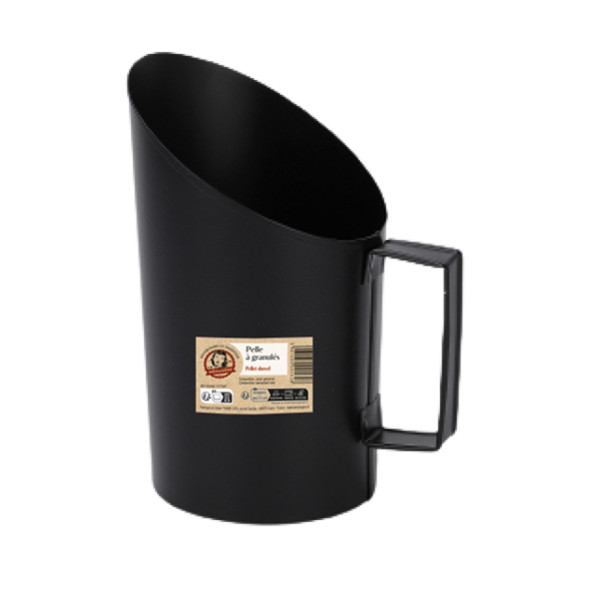 LA MENAGERE - Pelle à Granulés Acier Noir