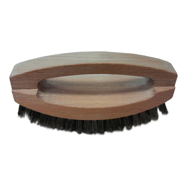 KAROP'S - Brosse Meuble Cintrée Soie Noire Avec Poignée