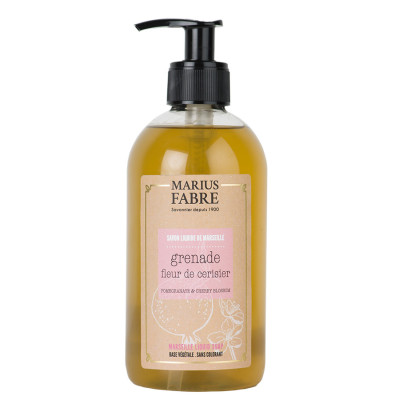 MARIUS FABRE - Savon Liquide de Marseille Grenade Fleur de Cerisier 400 ml