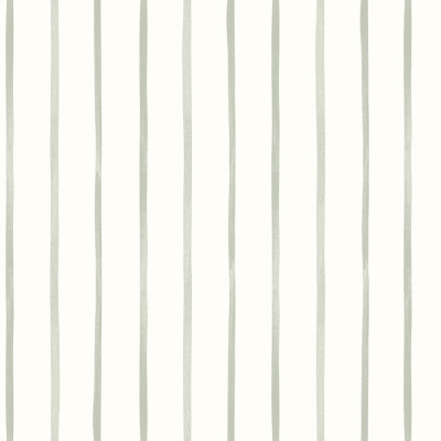 DECORAMA - 11250104 - Papier Peint Vinyle Sur Intissé Rayure Léonie Vert