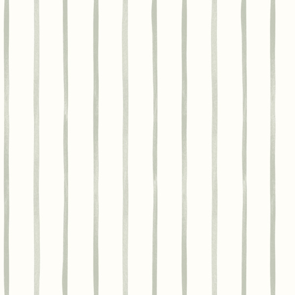 DECORAMA - 11250104 - Papier Peint Vinyle Sur Intissé Rayure Léonie Vert