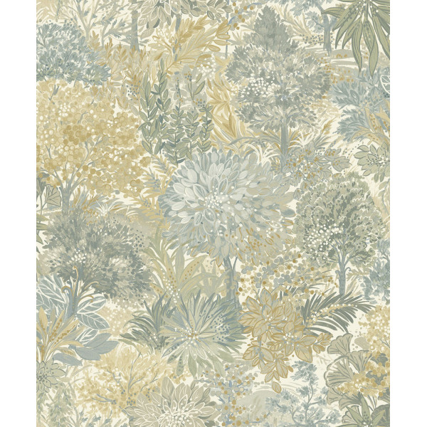 DECORAMA - A78603 - Papier Peint Vinyle Intissé Blossom Tree Vert