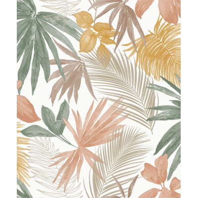 DECORAMA - 173205 - Papier Peint Vinyle Intissé Wild Palm Pastel