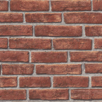 DECORAMA - 791440 - Papier Peint Vinyle Motif Briques Rouges