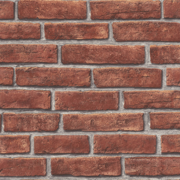 DECORAMA - 791440 - Papier Peint Vinyle Motif Briques Rouges